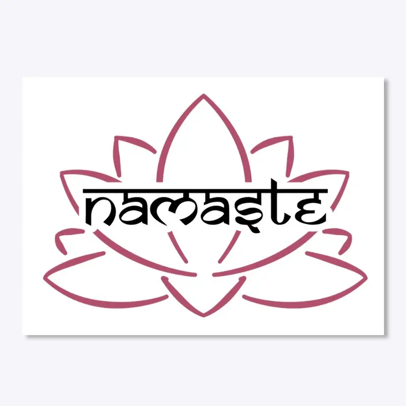 Namaste & Lotus